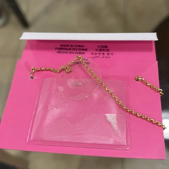 Kate spade gold silver square necklace - Picture 2 of 3